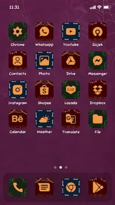 Halloween Aesthetic Theme android App screenshot 4