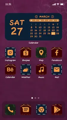 Halloween Aesthetic Theme android App screenshot 5